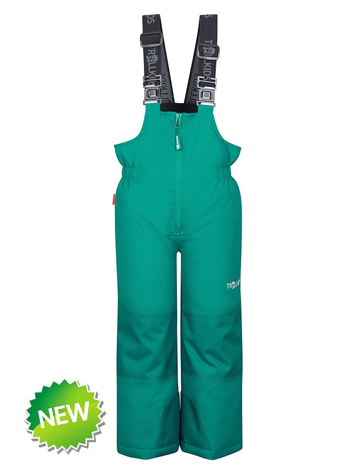 Trollkids Ski-/ Snowboardhose "Nordkapp" in Grün - 110