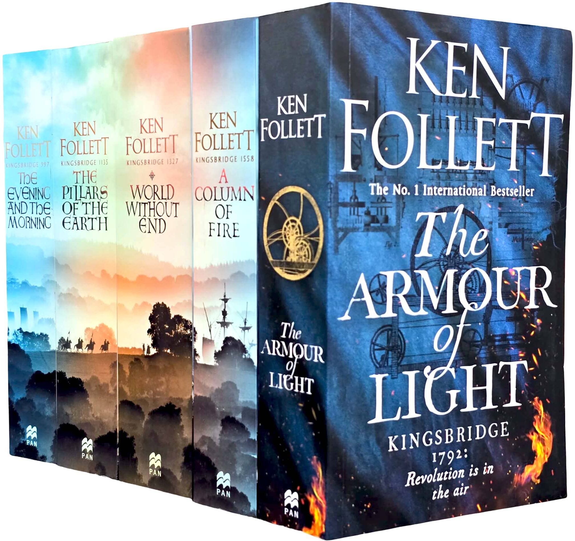 Kingsbridge Series by Ken Follett 5 Books Collection Set - Fiction - Paperback Pan Macmillan