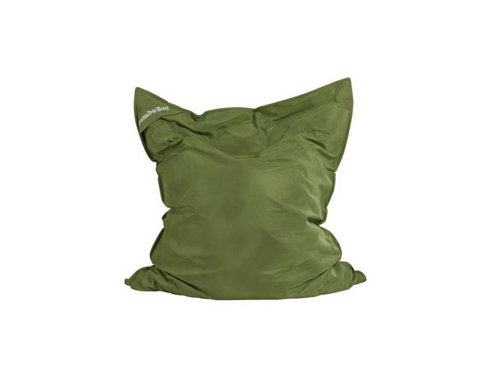Pouf géant velours - sauge