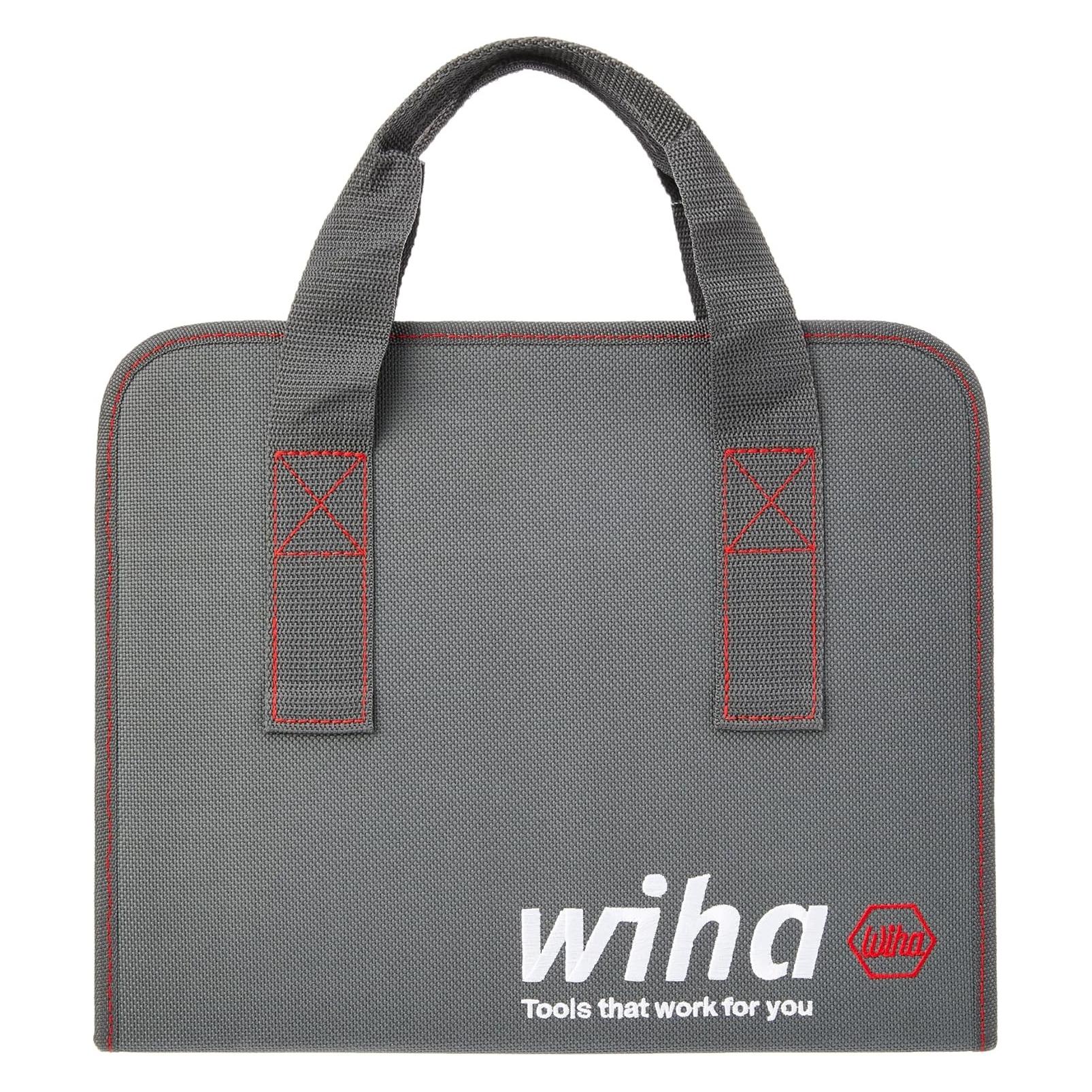 Wiha 9300-035 Werkzeugsortiment Elekt.-Tasche 31-tlg.Werkzeug Set Elektriker (Kreuz Phillips PH, Kreuz Pozidriv PZ) (41241)