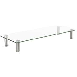 SpeaKa Professional Monitor-Erhöhung Höhen-Bereich: 75 bis 90 mm Transparent SP-9007480