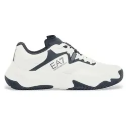 EA7 Unisex. X8X248_XK445 Turnschuhe Hard weiß (42), Wohnung, Schnürsenkel, Lässig, Sportlich, Multisport