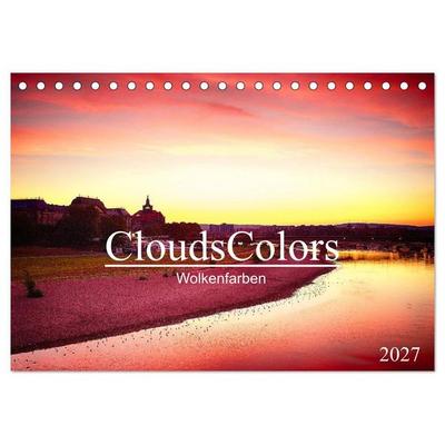 CloudsColors 2027 (Tischkalender 2027 DIN A5 quer), CALVENDO Monatskalender