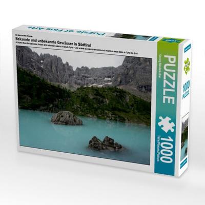 CALVENDO Puzzle Ein Motiv aus dem Kalender Bekannte und unbekannte Gewässer in Südtirol | 1000 Teile Lege-Größe 64x48cm Foto-Puzzle für glückliche