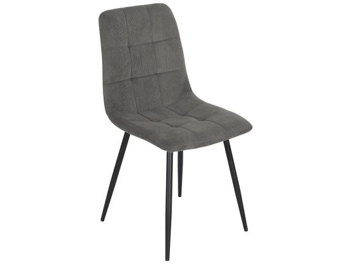 Stuhl Nino Grau/Schwarz