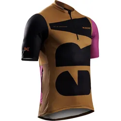X-BIONIC Corefusion Gravel Fahrradtrikot Herren M169 - multi color/peanut butter S
