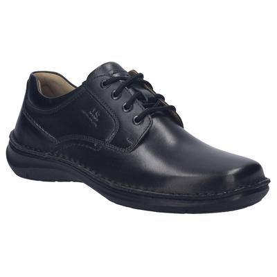 Schnürschuh JOSEF SEIBEL "New Anvers 06", Herren, Gr. 43, schwarz (new anvers 06 schwarz), Leder, Schuhe Schnürschuh, Bequemschuh, Halbschuh, Komfortschuh in Schuhweite K