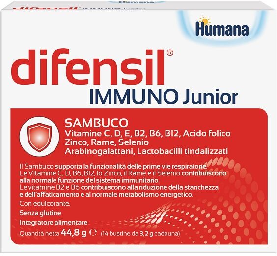 HUMANA ITALIA SpA Difensil Immuno Junior 14bust