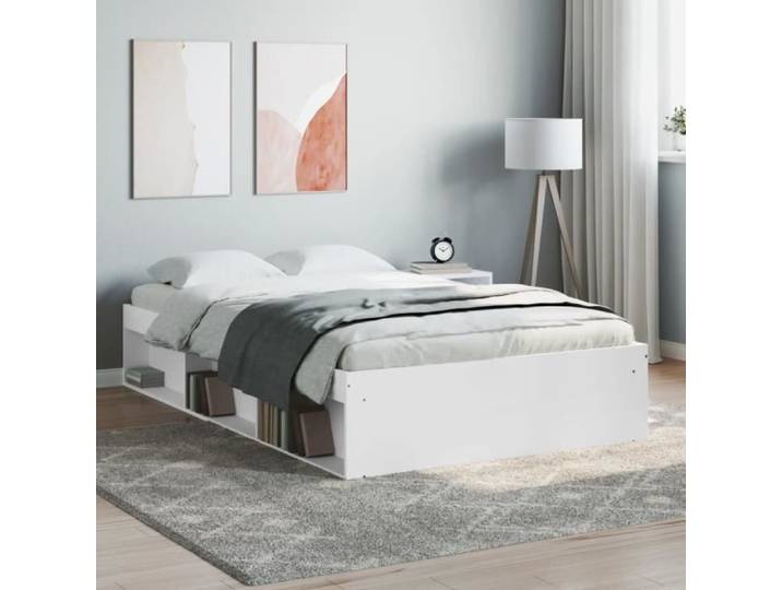 Cadre de lit blanc 120x200 cm 3203852
