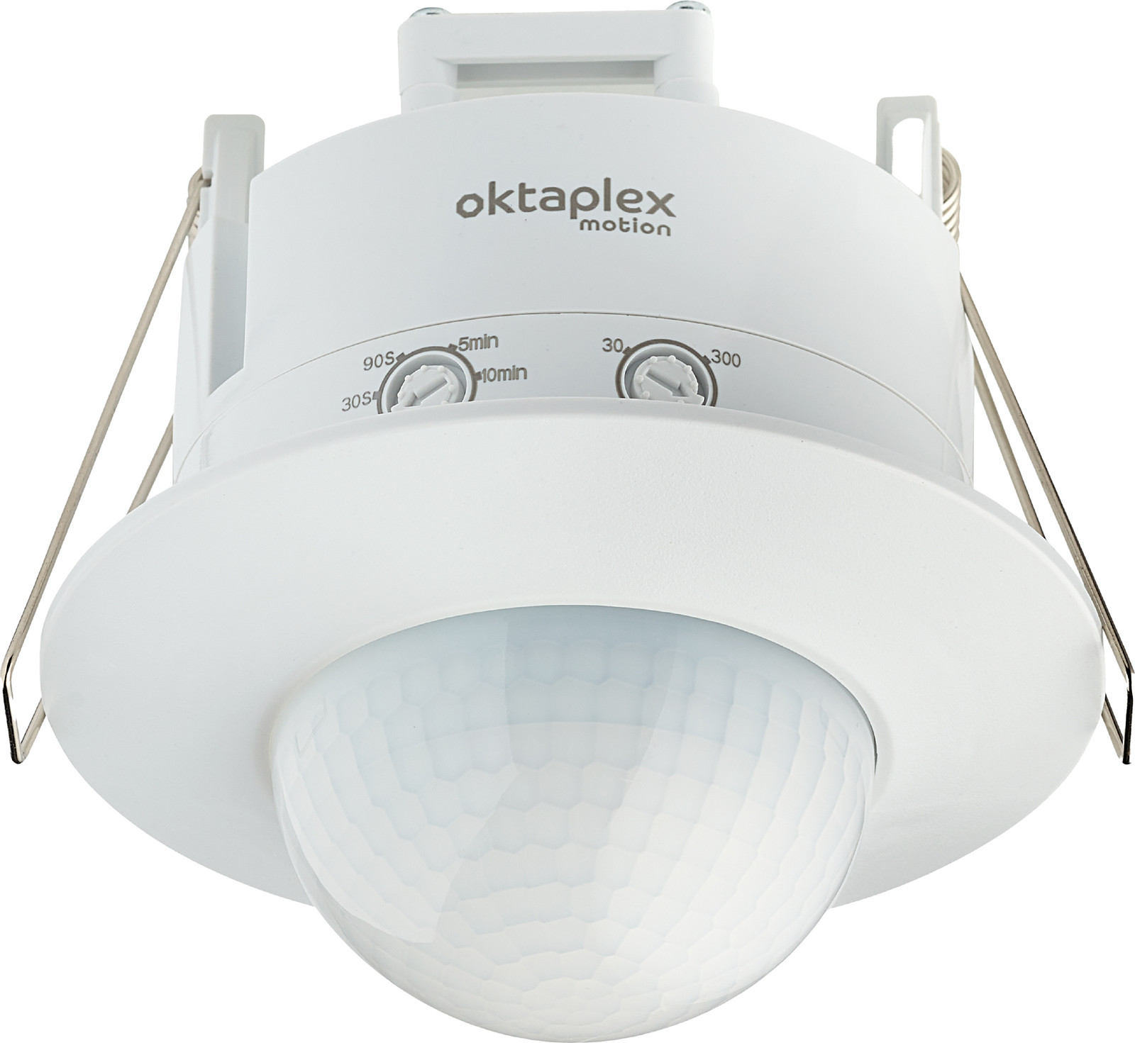 Oktaplex inbouw bewegingsmelder 360 graden infrarood voor binnen, 230V, wit, geschikt voor LED
