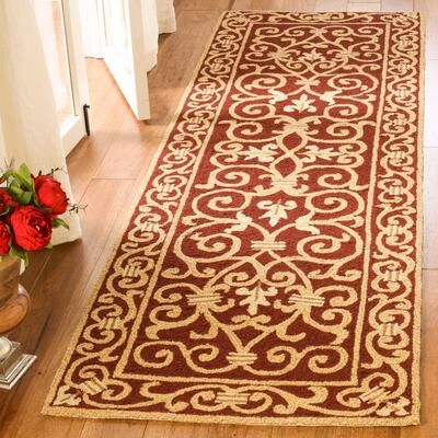 Safavieh Hand-hooked Chelsea Cherrelle Country Oriental Wool Rug