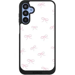 Nivocase Handyhülle für Samsung Galaxy A15 5G Hülle NIVOpure Case Schwarz Muster Schleife Schleifen (Samsung Galaxy A15 5G), Smartphone Hülle, Schwarz