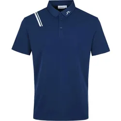 J. LINDEBERG Polo Fred, dunkelblau/weiss