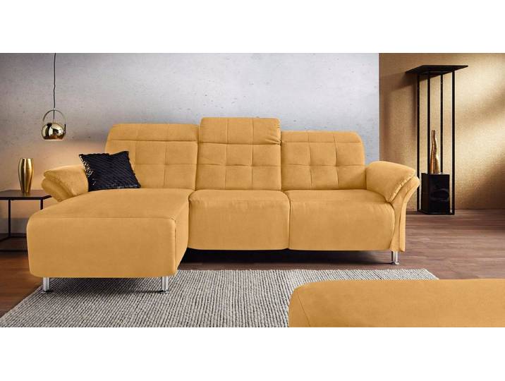 Home affaire Ecksofa Manhattan L-Form, 2 Sitze mit elektrischer Relaxfunktion, verstellbare Armlehnen