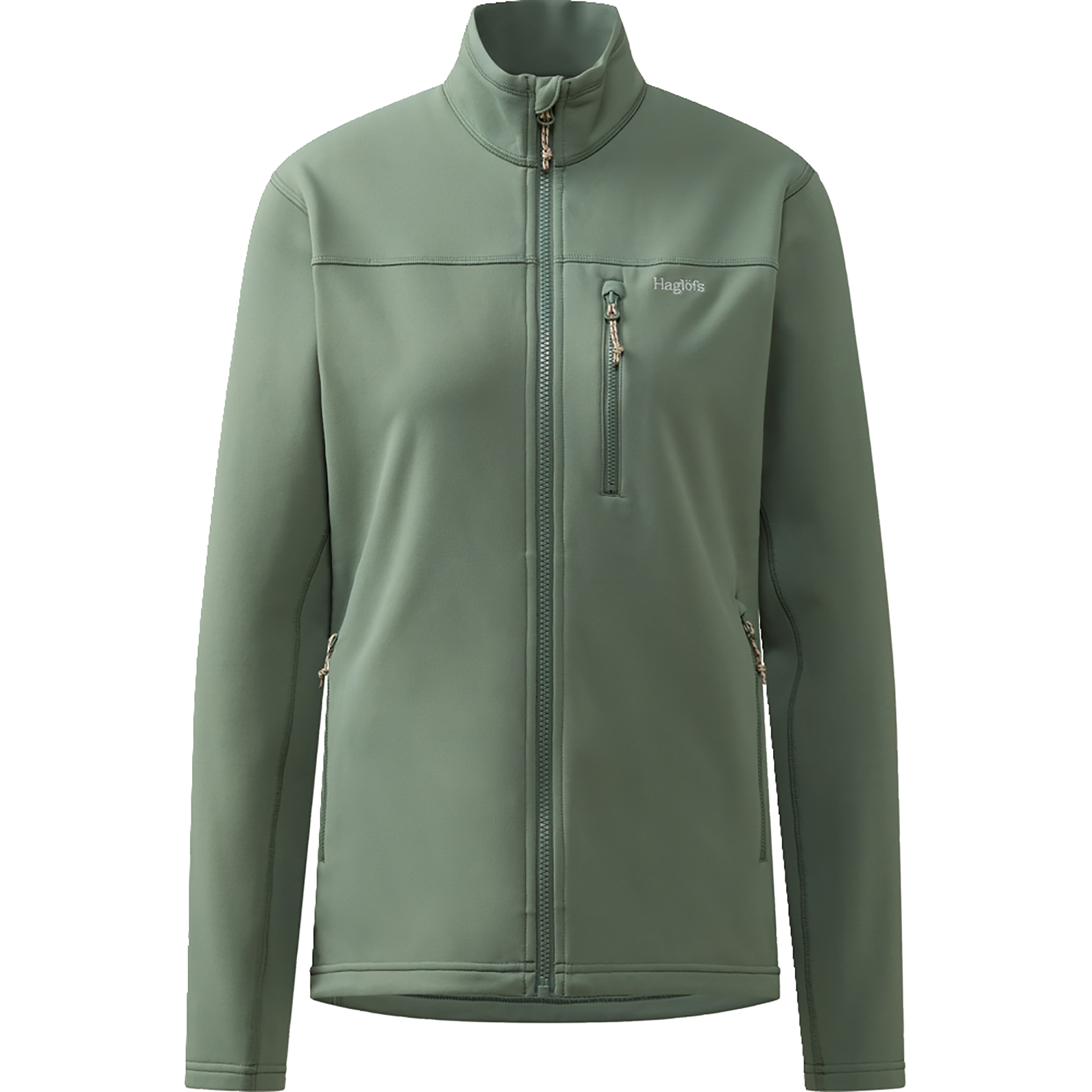 Haglöfs Rosson Mid Damen Fleecejacke gruen Größe M Camping Elastisch