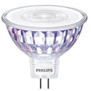 Philips LED-Lampe Master MR16 WarmGlow, GU5.3, 5W ersetzt 35W, warmweiß