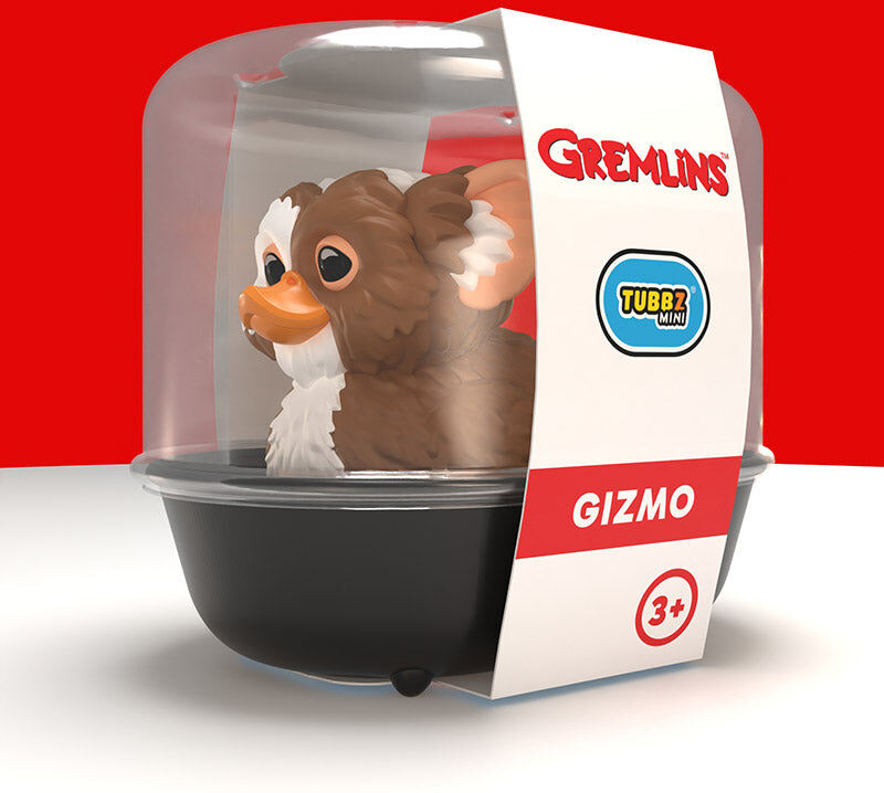 Gremlins Gizmo Mini TUBBZ Collectable Figure - Officially Licensed - 5 cm Tall - Brown-and-White - Numskull Designs