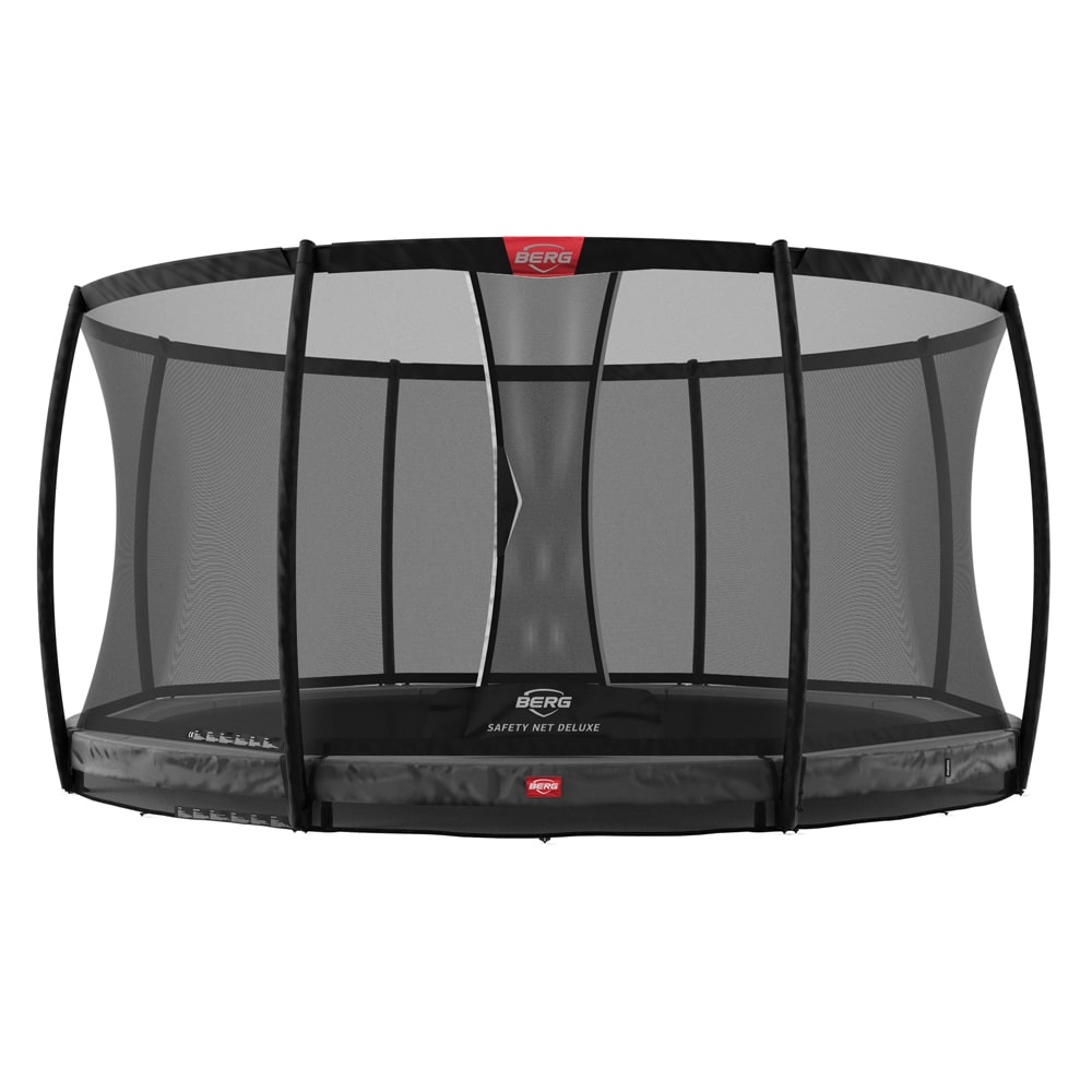 BERG 35.44.87.00, Versunkenes Trampolin, Rund, 120 kg, 6 Jahr(e), Sicherheitsnetz, Grau