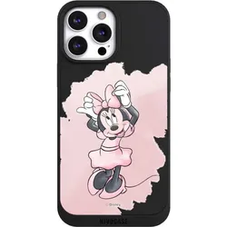 Nivocase Handyhülle für Apple iPhone 13 Pro Max Hülle NIVOpure Case Schwarz Disney Motiv ohne Hintergrund (Apple iPhone 13 Pro Max), Smartphone Hülle, Schwarz