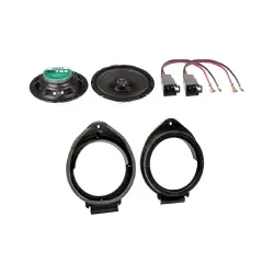 Opel Astra J (P-J) Einbauset: Calearo EL165 Boxen 100 Watt +Lautsprecher Ring...