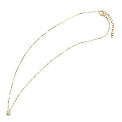 Kette ohne Anhänger ADELIA´S "Halskette mit Anhänger – aus Edelstahl", gold, Halsketten, Damen, 47cm, Edelstahl, Zum Verschenken – ideal zum Geburtstag