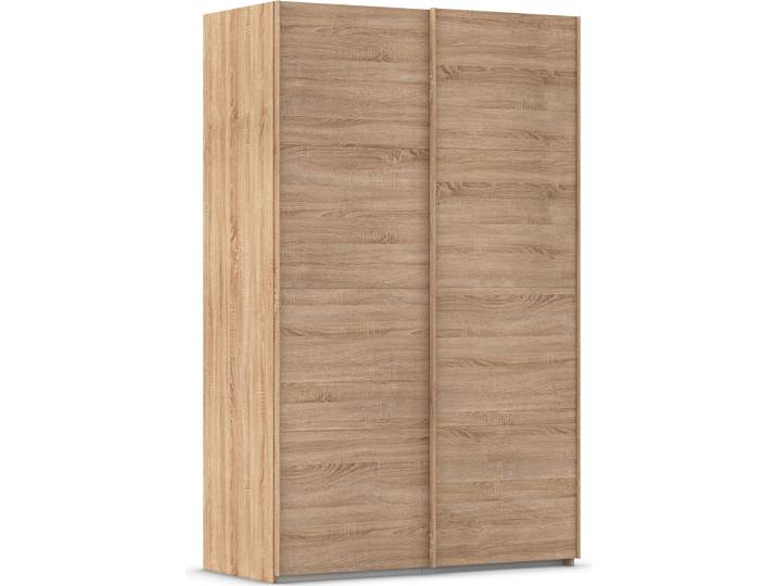 Schwebetürenschrank, Holzwerkstoff, Braun (Eiche Sonoma), 137×223×68 cm, 2 Türen, Klassisch, Rauch