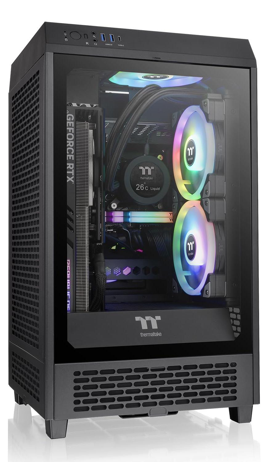 Thermaltake The Tower 200 computerbehuizing, zwart