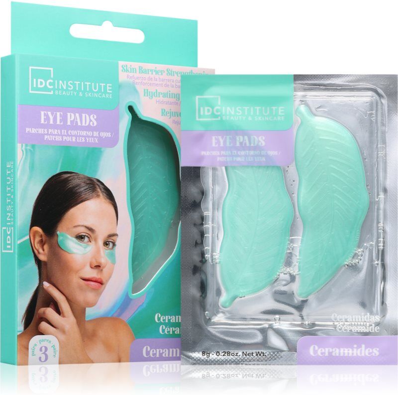 IDC Institute Ceramides hydrogel pads for under eye circles 3 pair