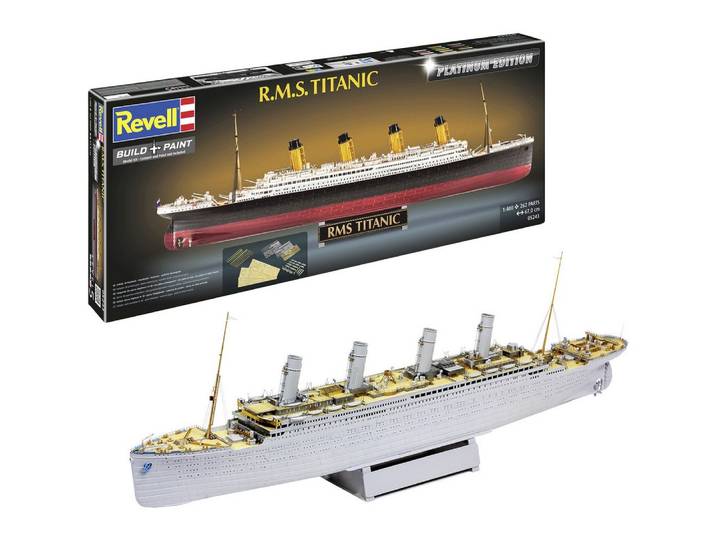 Revell® Modellbausatz Revell 05243 Titanic Platinum Edition Schiffsmodell Bausatz 1:400, (400-tlg)