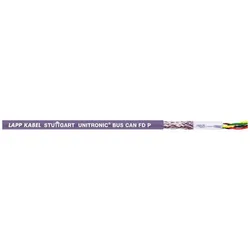 Lapp, Kabelleitung, 10 Meter 2170273 Unitronic BUS CAN FD P Busleitung 2x2x0,25 mm2 geschirmt I hochflexible Schlep (10 m)