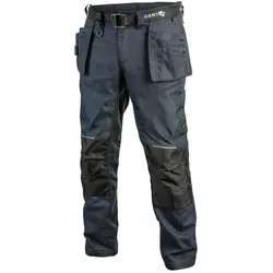 Högert, Arbeitshose, Arbeitshose mit Werkzeugtaschen "Nekar" in Blau L (L)