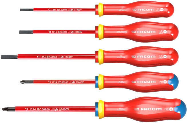 Facom Tournevis PROTWIST 1000V 5 pcs (ATD.J5VE)