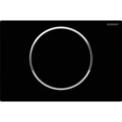 Betätigungsplatte Sigma 10 für Sigma UP-Spülkästen, schwarz