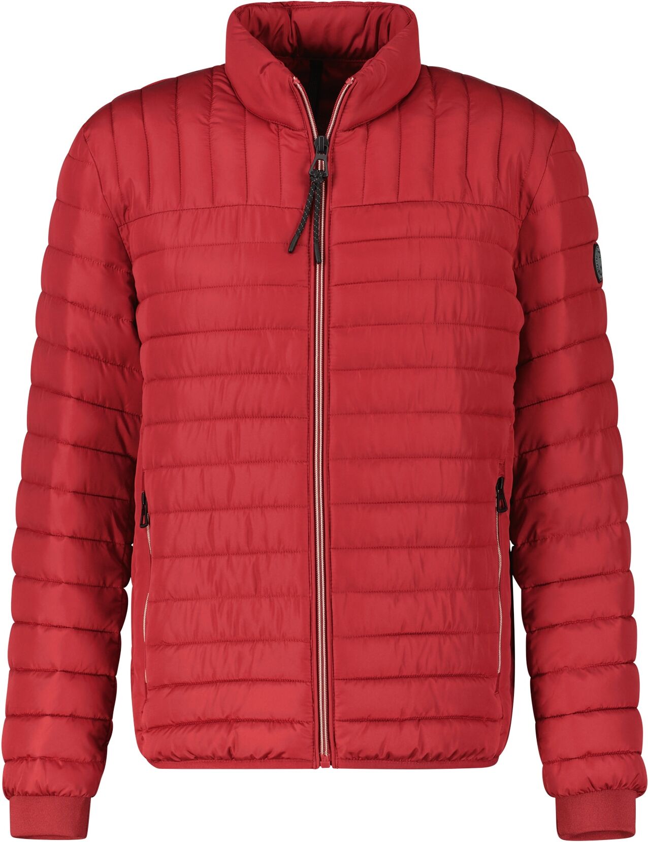 Steppjacke LERROS "Steppblouson, wattiert", Herren, Gr. 4XL, rot (indian rot), 100% Polyester, Jacken Steppjacke indian rot 4XL