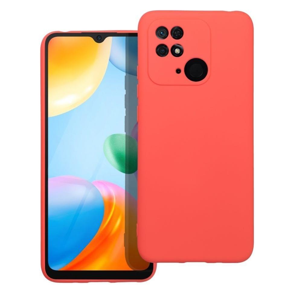 OEM Back panel cover SILICONE case for XIAOMI Redmi 10C peach (Xiaomi Redmi 10C) (RF-SIL-XR10C-PEA)