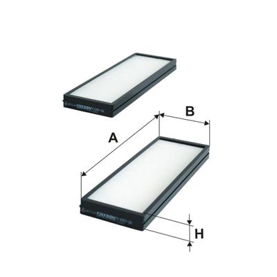 FILTRON Filter, Innenraumluft K 1357-2x für HYUNDAI