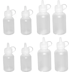 GVK ECO 8 Mini Quetschflaschen 4x 30 ml /4x 50 ml Soßenflasche, Dressingflasche
