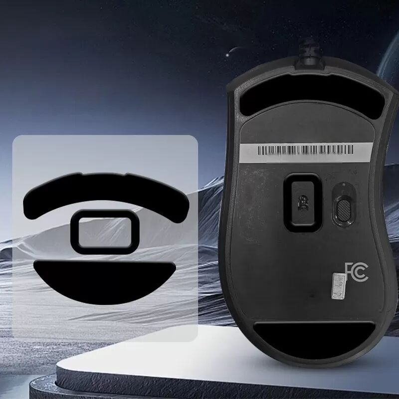 INF PTFE Black Ice Mausfüße Ersatz für Razer Viper V2 - 1 Blatt