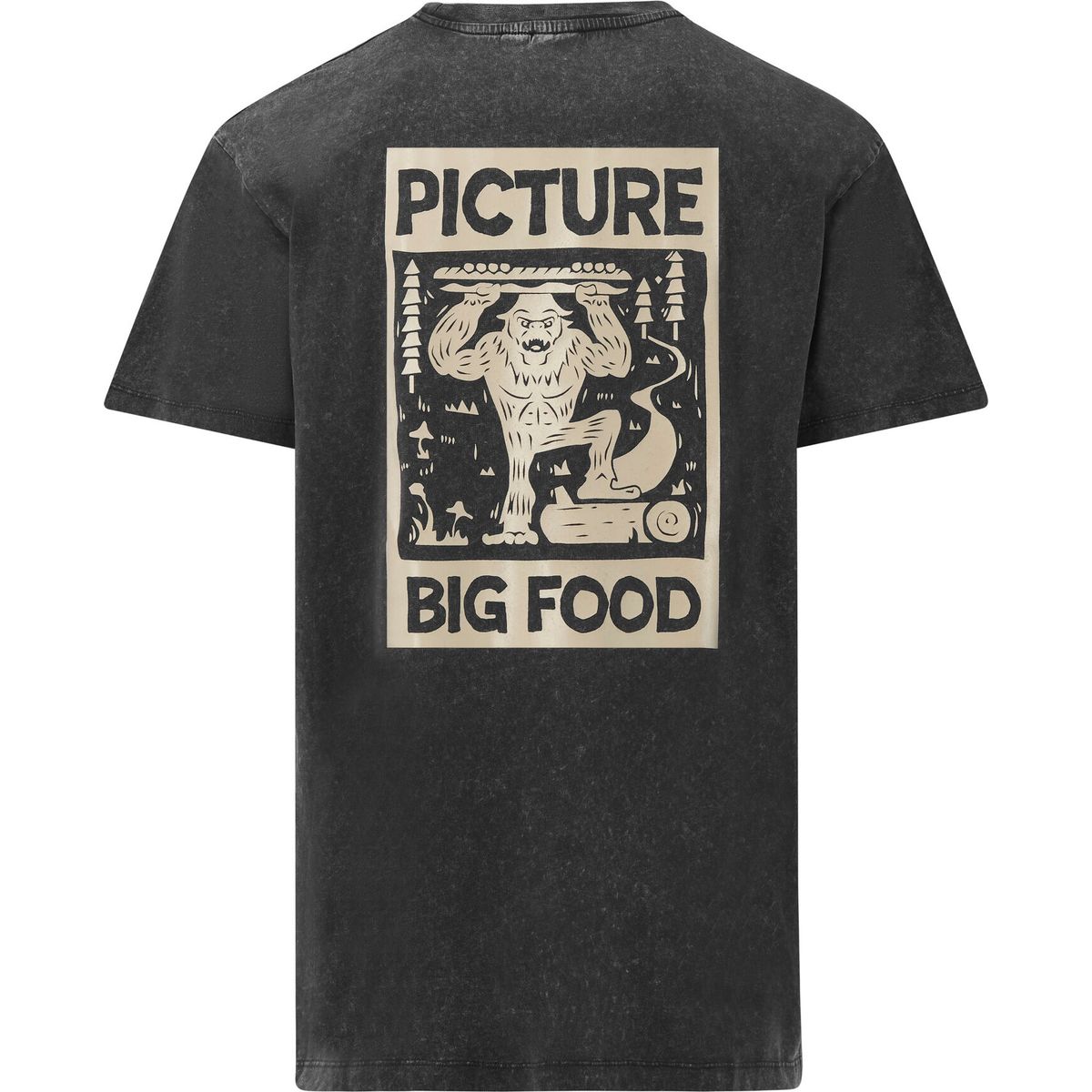 Picture Bigfoot Tee washed (C) XXL MTS1359CBlack WashedXXL