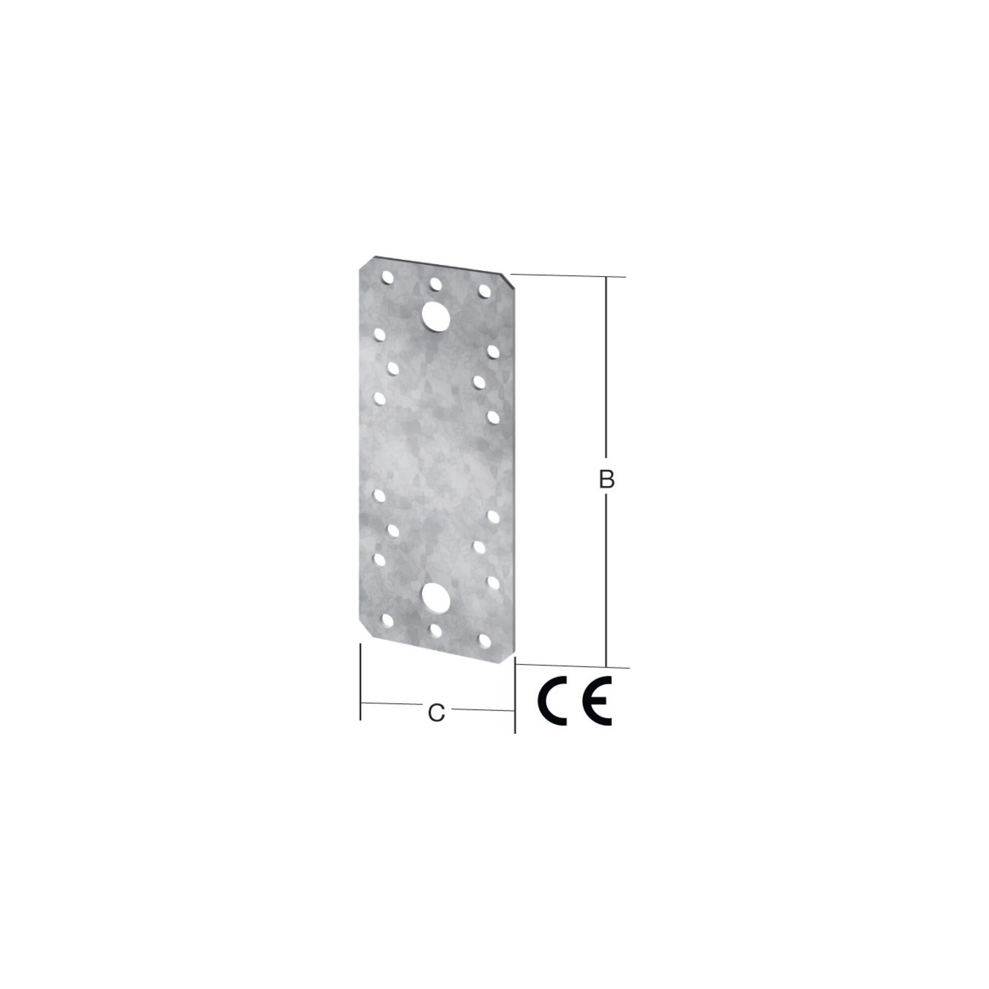 VORMANN Flachverbinder schwere Ausführung 96x35x2,5 mm mit CE? Ja Stahl (070900000)