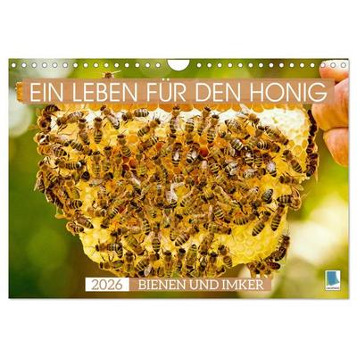 Ein Leben für den Honig - Bienen und Imker (Wandkalender 2026 DIN A4 quer), CALVENDO Monatskalender