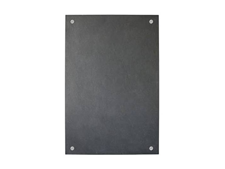 Schiefertafel, Schreibtafel, Servierplatte 90 x 60 cm inklusive Bohrungen und Abstandhalter