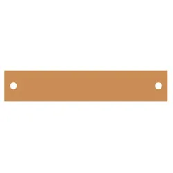 Striebel & John ZX2379 Kupfer-Verbinder, Schrank-Schrank für SpEp, 40x10, lose Lieferung 2CPX047473R9999