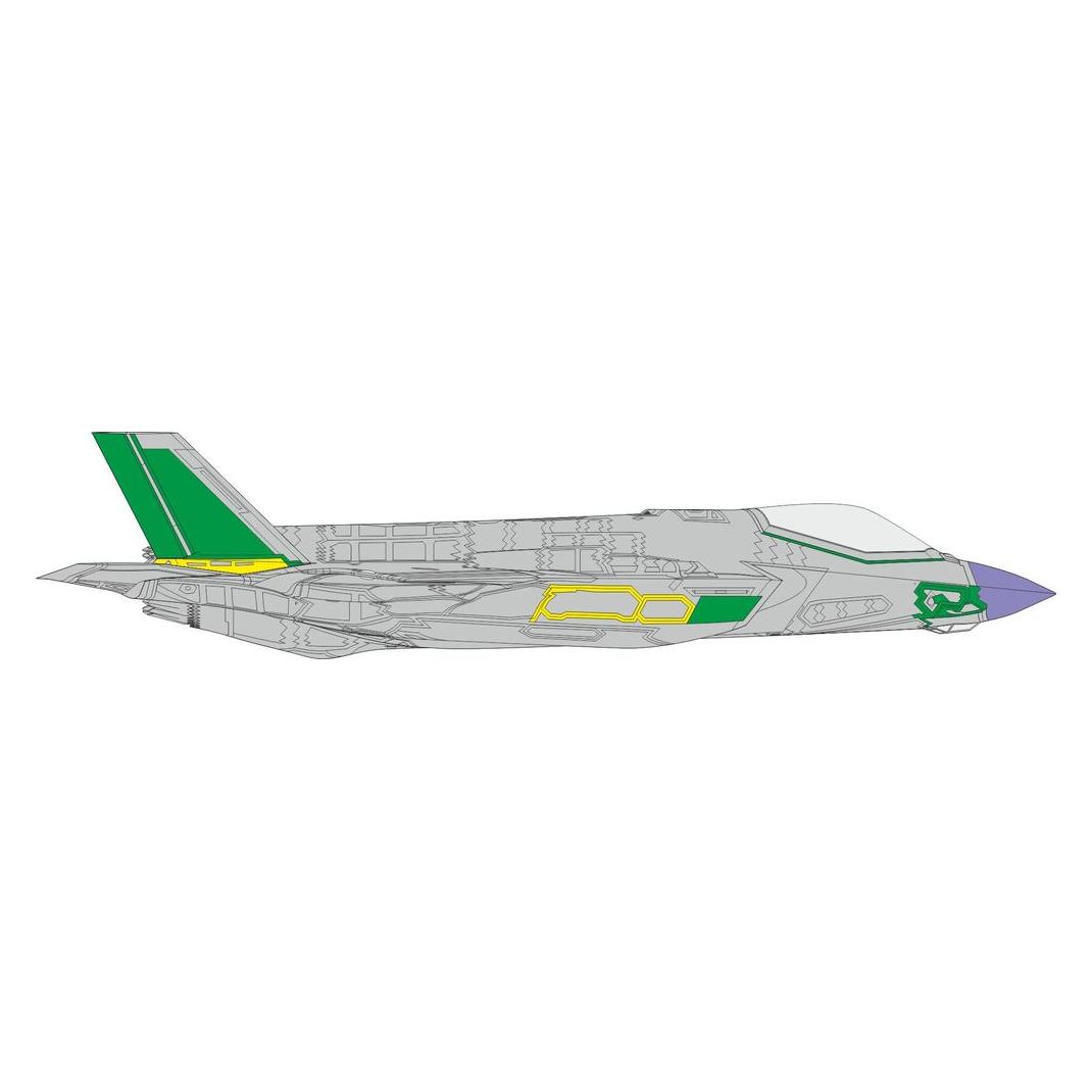 Eduard F-35A RAM panels early 1/72 TAMIYA (CX654)