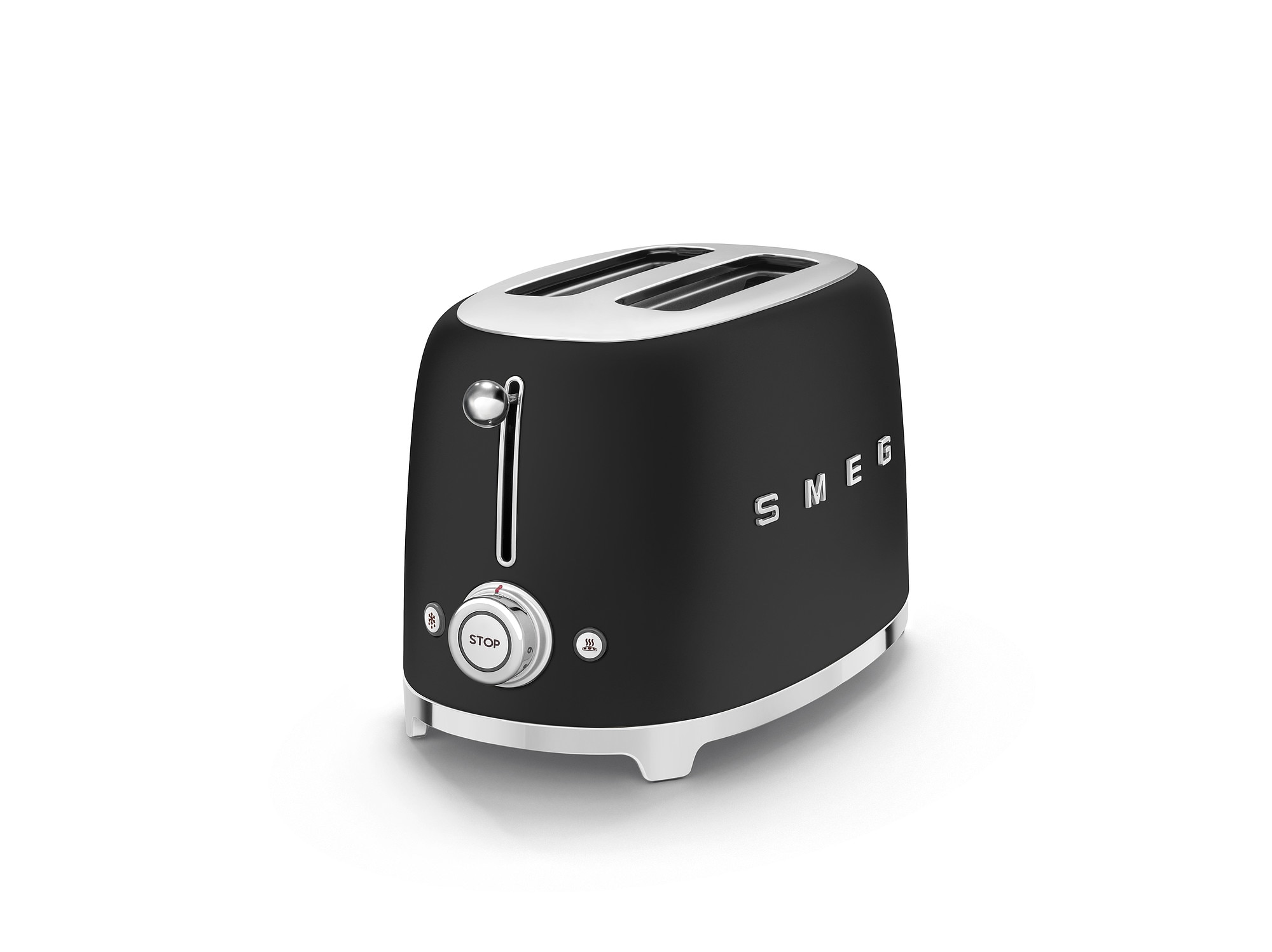 SMEG TSF01BLMEU 50s Style Toaster Matt-Schwarz