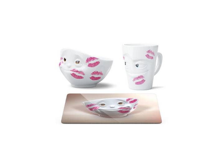 FIFTYEIGHT PRODUCTS Geschirr-Set Muttertag Set Geküsst 3-tlg. Movie Edition