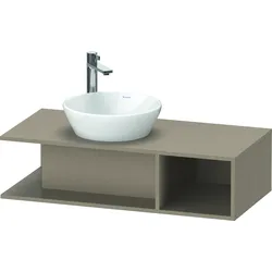 Duravit Waschtischunterschrank wandhängend „D-Neo“ 100 × 26 × 48 cm Leinen