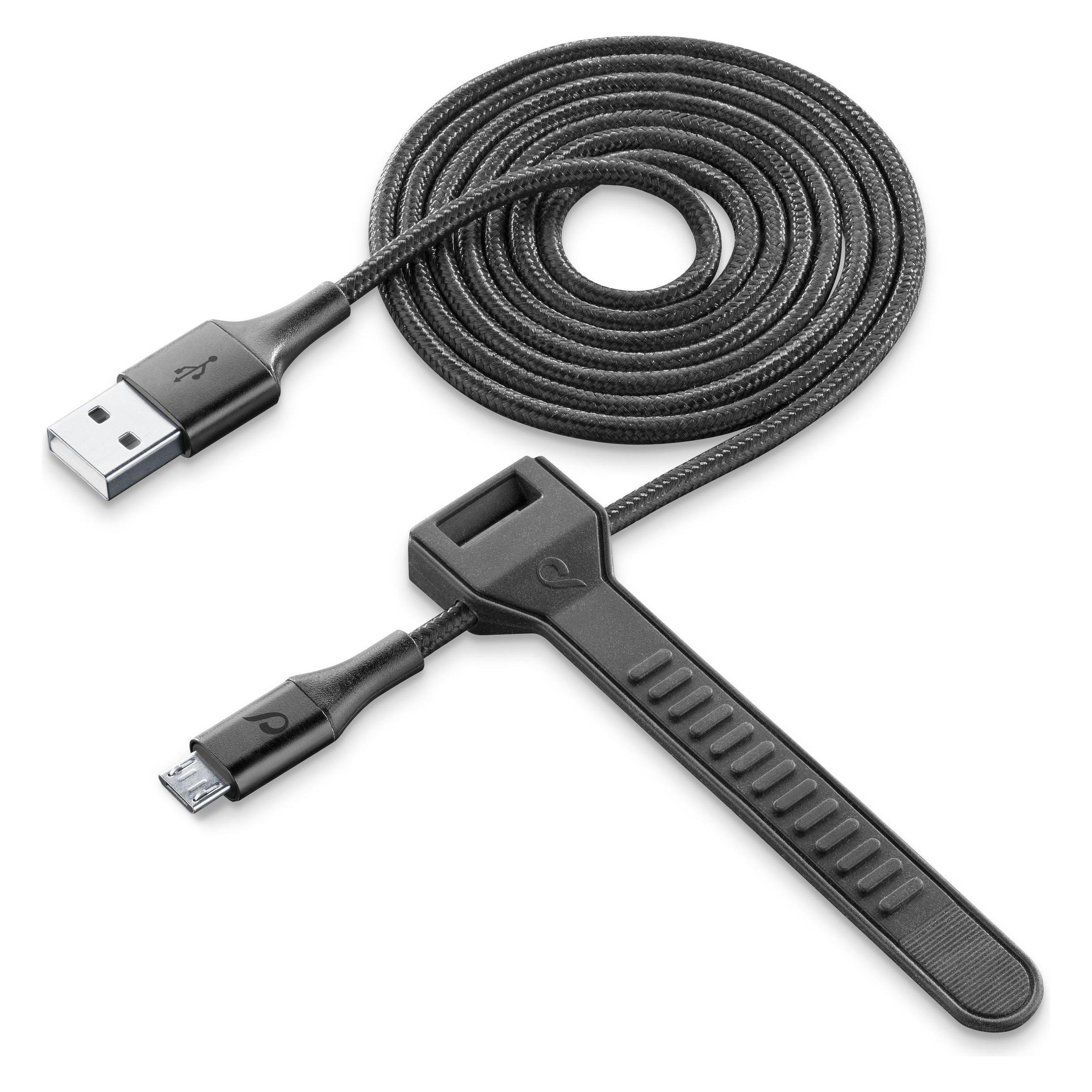 Cellularline Strip Cable 120cm - MICRO USB (1.20 m) (USBDATANLLMUSB1MK)