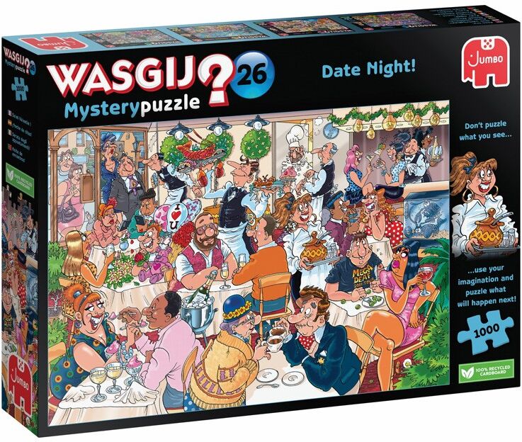 Jumbo Games Puzzle 1000 pcs Wasgij Mystery 26 : Saint-Valentin ! - Jumbo