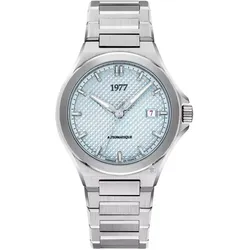 1977 ARSENE Automatik, 41 mm, Zifferblatt Gletscherblau, Edelstahlband 904L, Herrenuhr 1977P02191